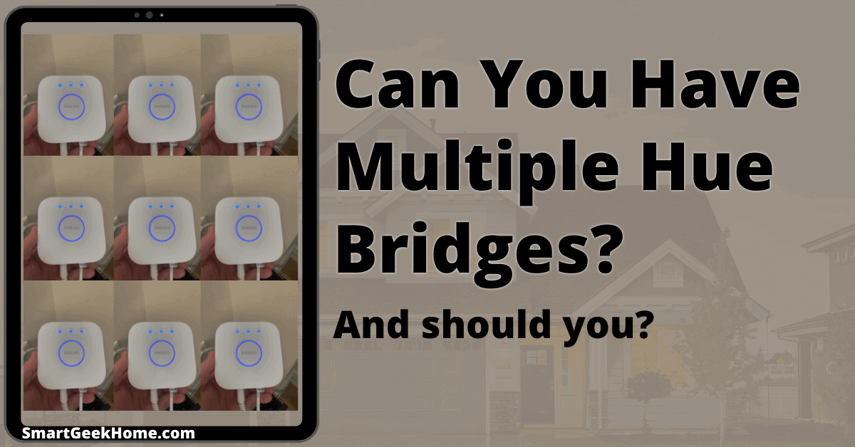 Can you run 2 hue bridges?