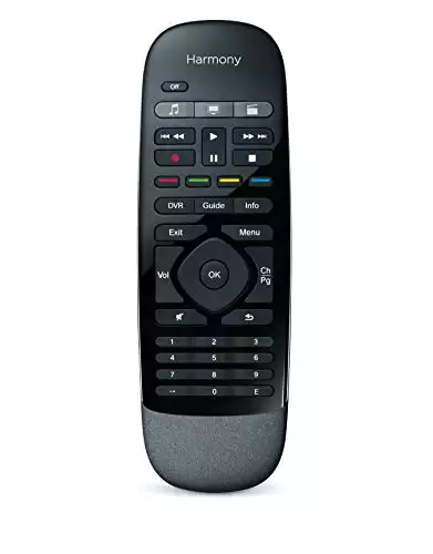 Logitech Harmony Smart Control with Smartphone App and Simple All in One Remote – Black