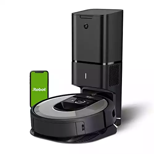 iRobot Roomba i6+ (6550) Robot Vacuum with Automatic Dirt Disposal-Empties Itself for up to 60 Days, Wi-Fi Connected, Works with Alexa, Carpets, + Smart Mapping Upgrade – Clean & Schedule b...