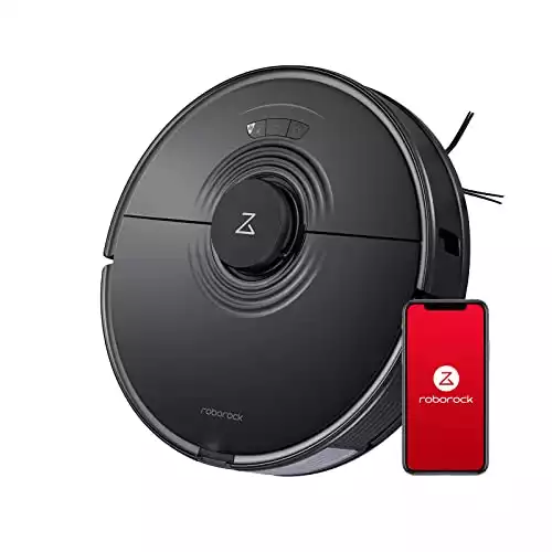 roborock S7 Robot Vacuum and Mop, 2500PA Suction & Sonic Mopping, Robotic Vacuum Cleaner with Multi-Level Mapping, Works with Alexa, Mop Floors and Vacuum Carpets in One Clean, Perfect for Pet Hai...
