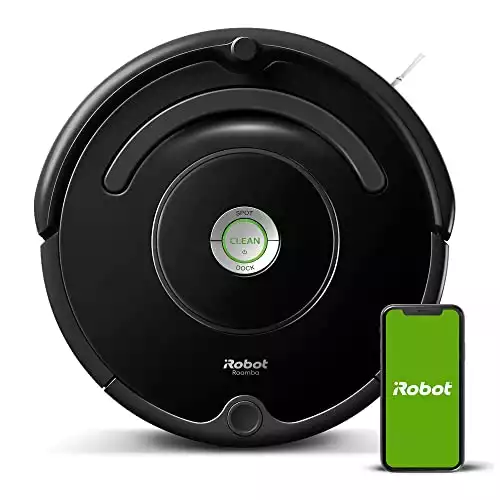 iRobot Roomba 675 Robot Vacuum-Wi-Fi Connectivity, Works with Alexa, Good for Pet Hair, Carpets, Hard Floors, Self-Charging