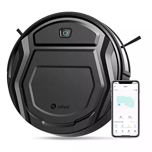 Lefant Robot Vacuum Cleaner with 2200Pa,Featured Carpet Boost,Tangle-Free,Ultra Slim,Self-Charging Robotic Vacuum,Wi-Fi/App/Alexa,120mins Runtime,Ideal for Pet Hair,Hard Floor and Carpet M210-Pro