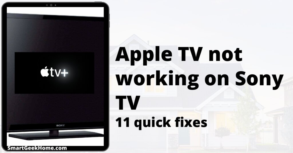 Apple TV not working on Sony TV: 11 quick fixes