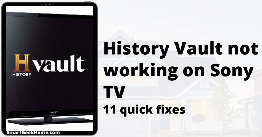 History Vault not working on Sony TV: 11 quick fixes