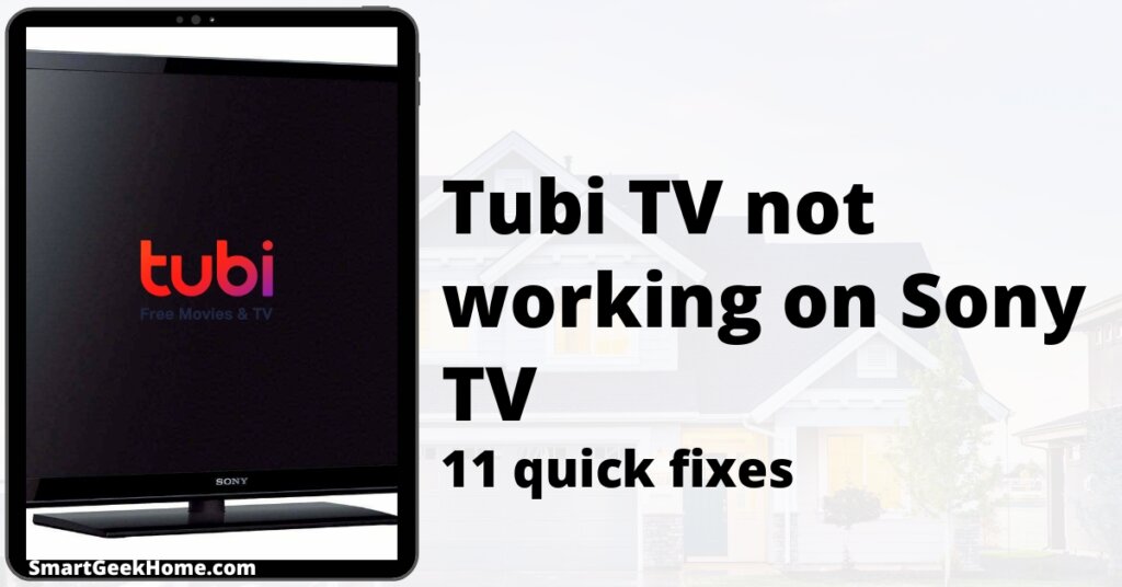 Tubi TV not working on Sony TV: 11 quick fixes