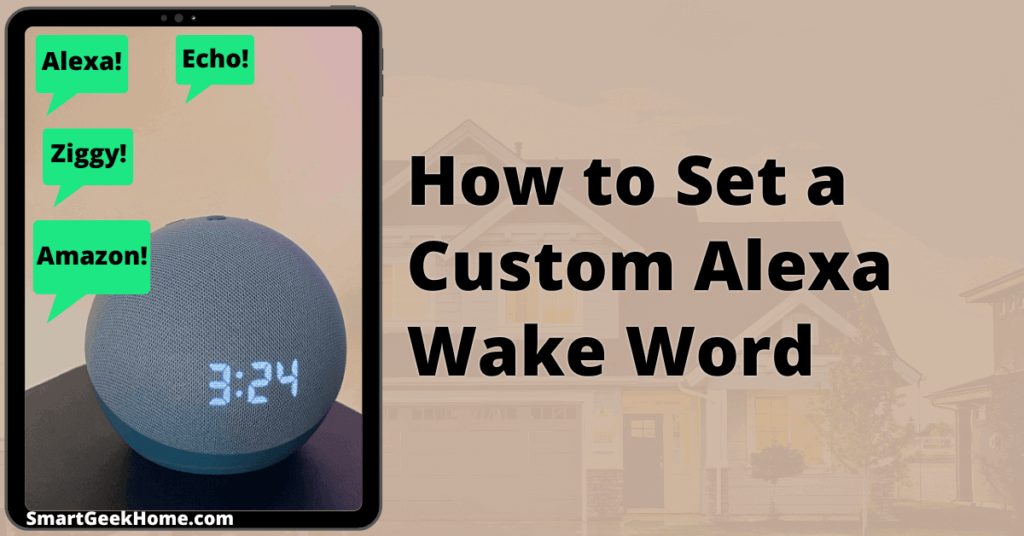 How to set a custom Alexa wake word